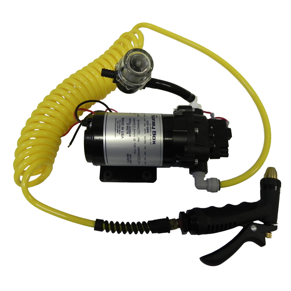 hoss garden sprayer Spray Box Sub-Component Kit. (water pump, coil hoss, spray nozzle) – The Spray Box
